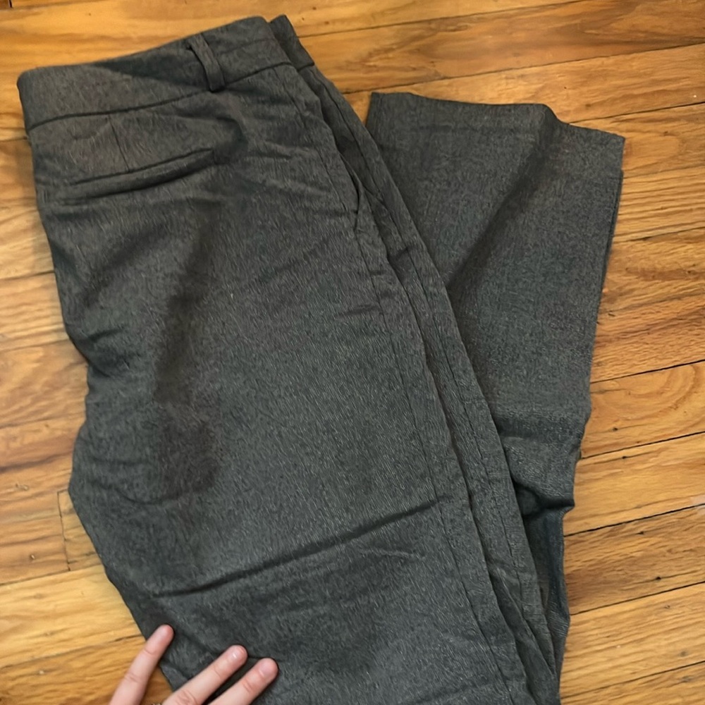Grey Lowrise Bootcut Pants